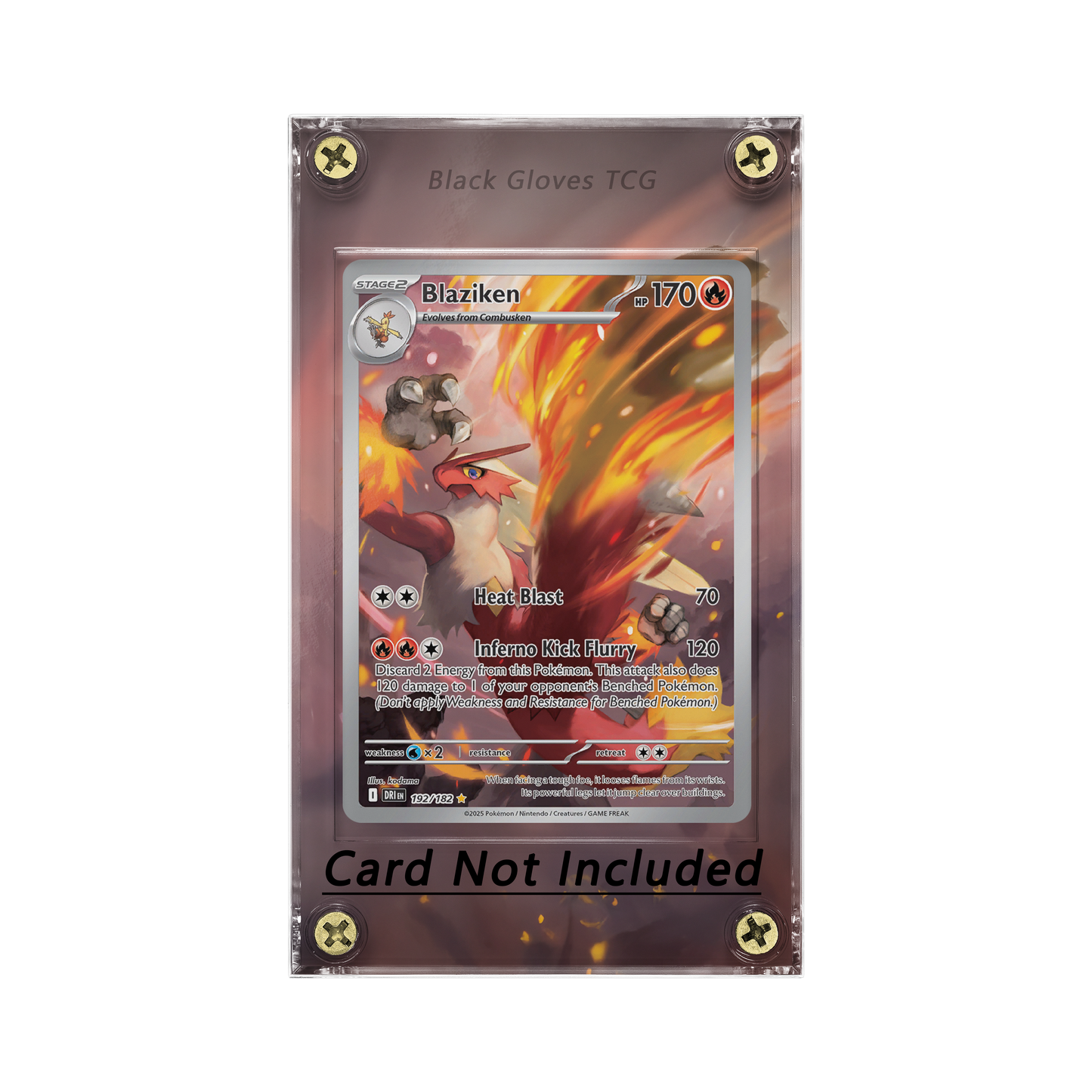 Blaziken - 192/182 - SV10: Destined Rivals Extended Art Case No card
