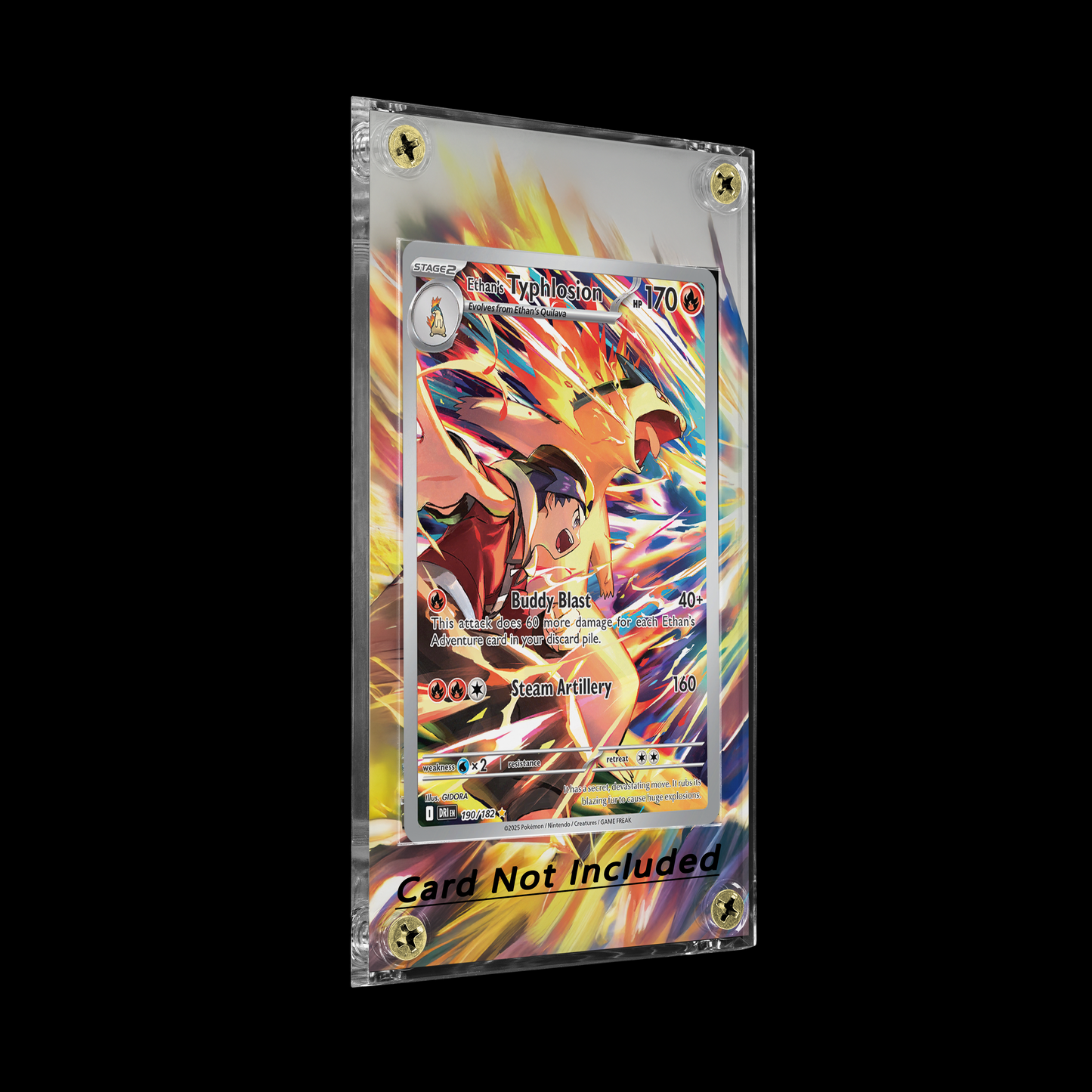 Ethan's Typhlosion 190/182 Sv10: Destined Rivals Holo Extended Art Case No card