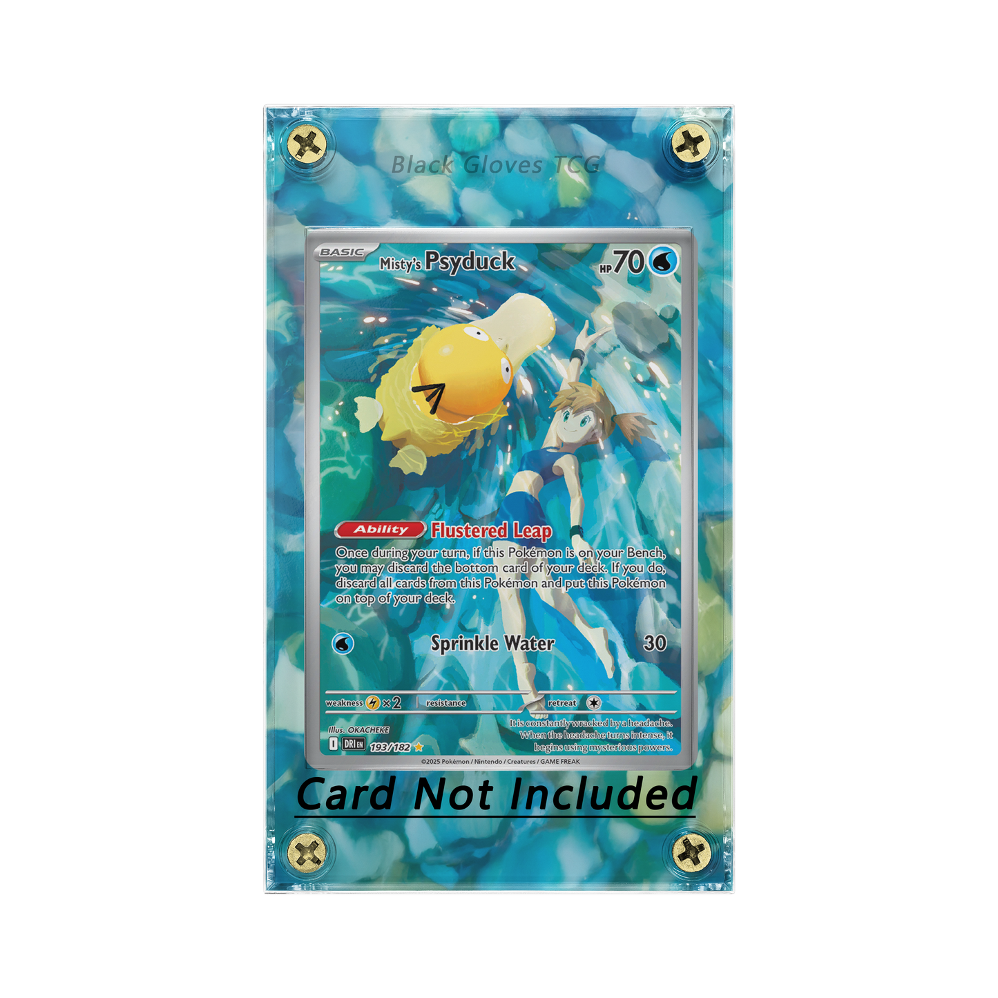 Misty's Psyduck - 193/182 - SV10: Destined Rivals Extended Art Case No card