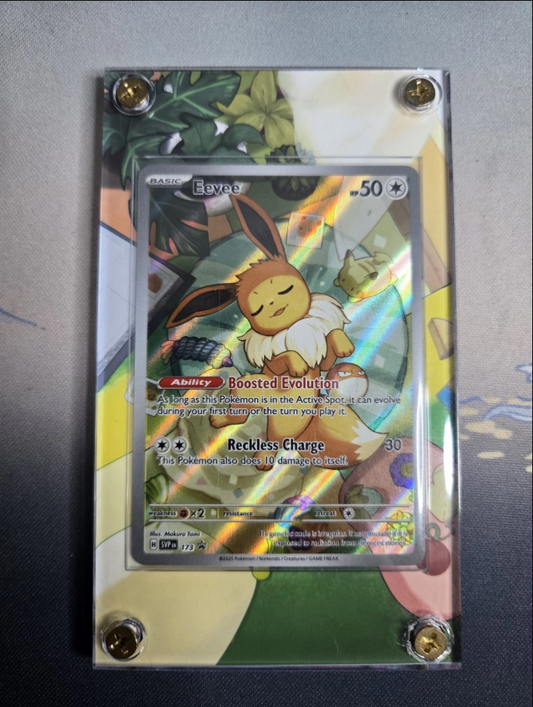 Prismatic Evolutions SV: Eevee 173 Promo Card Extended Art Case No card