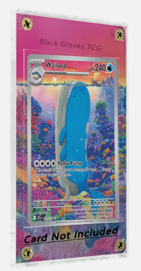 Pokemon Wailord 162/159 Journey Together Extended Art Custom Case - No card